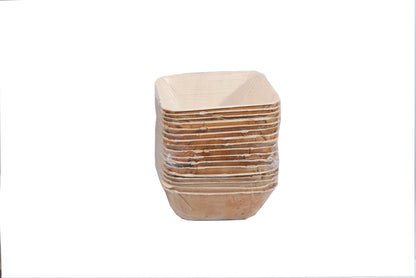 Eco-Friendly Areca Palm Leaf Square Bowl | Sustainable Dining Solutions UAE