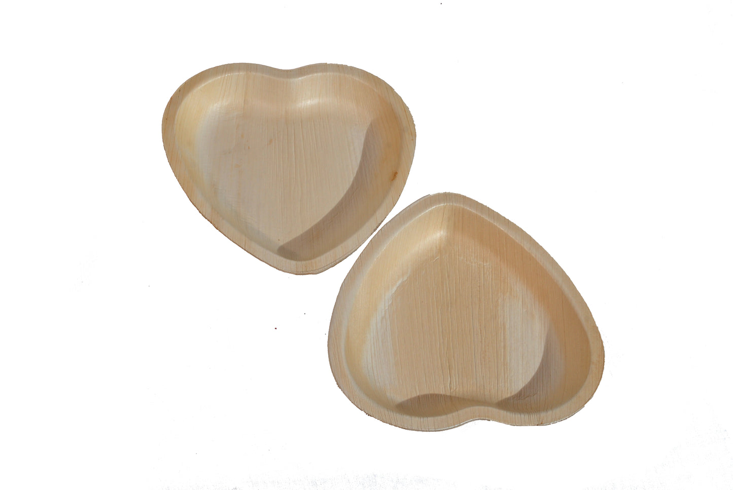 Eco-Friendly Areca Palm Leaf Heart Shaped Bowl | Sustainable Dining Solutions UAE | Snack and Sauce Serving