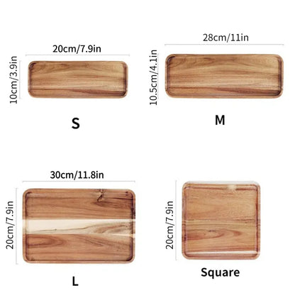 Custom Made Eco-Friendly Wooden Tray | For Breakfast, Hotel, Home, or Personal Use | Naturaware UAE"