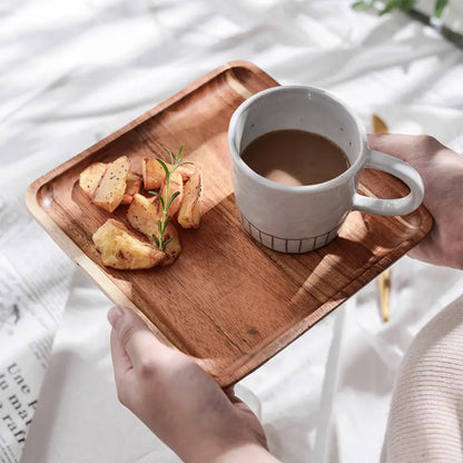 Custom Made Eco-Friendly Wooden Tray | For Breakfast, Hotel, Home, or Personal Use | Naturaware UAE"