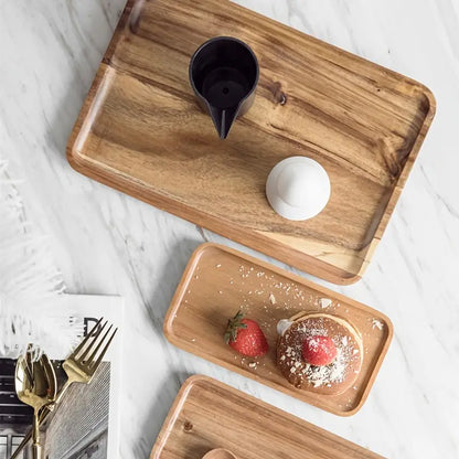 Custom Made Eco-Friendly Wooden Tray | For Breakfast, Hotel, Home, or Personal Use | Naturaware UAE"