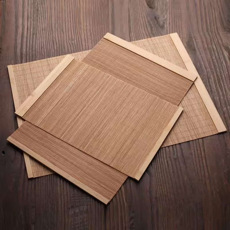 Eco-friendly Custom Bamboo table mat, Sushi Mat,table dinner plate mat