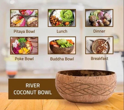 Rivera Rustic Coconut Bowl