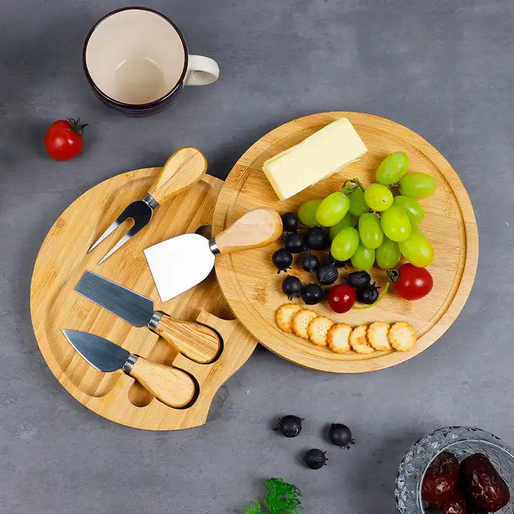 Bamboo Cheese Board-Round