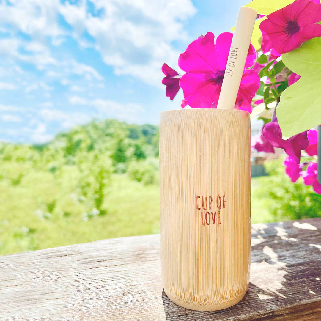 Bamboo Cup Gift Set