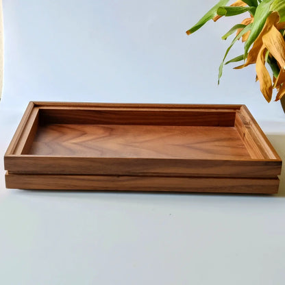 Wooden Trays for Restaurant-Made of Walnut wood