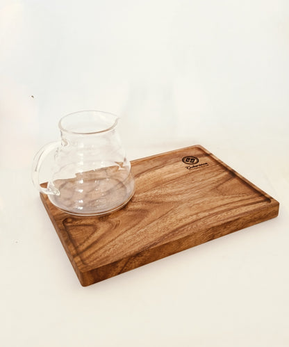 Coffee Serving Tray-Acacia Wood