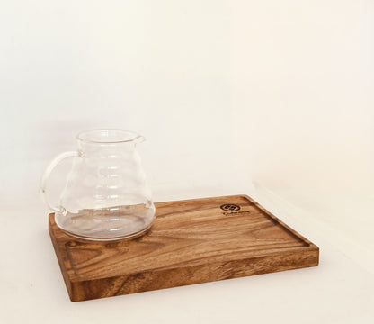 Coffee Serving Tray-Acacia Wood