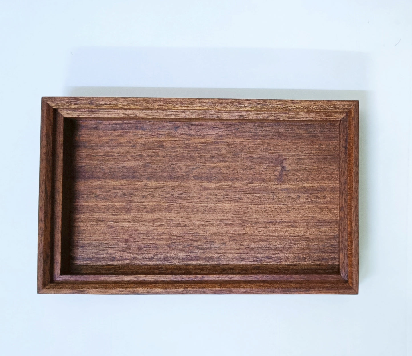 Mahogany Wooden Tray for Restaurants with Custom Branding