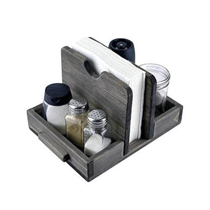 Custom Made wooden Napkin holder,Salt & Pepper Holder