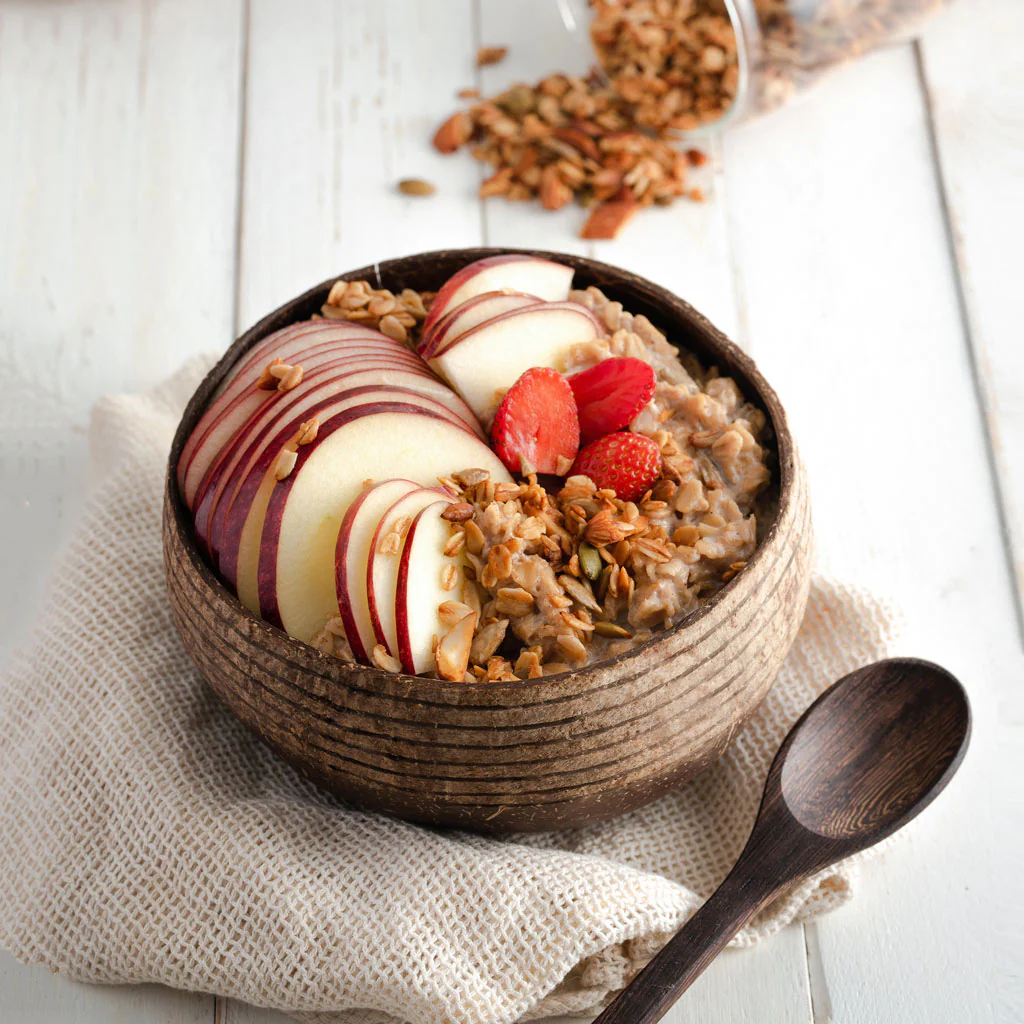 Top Threaded Coconut Bowl