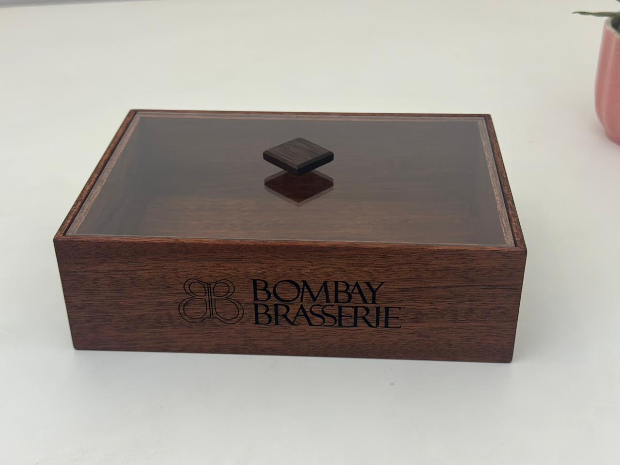 Wooden Box with custom Branding