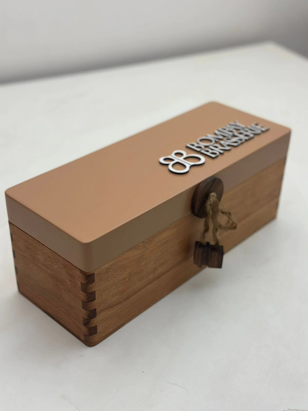 Wooden Gift Box with 3d Logo