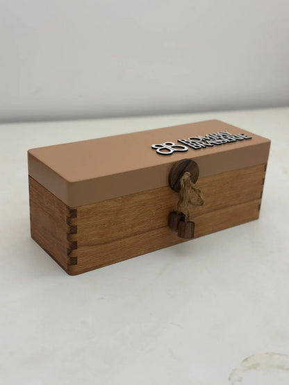 Wooden Gift Box with 3d Logo