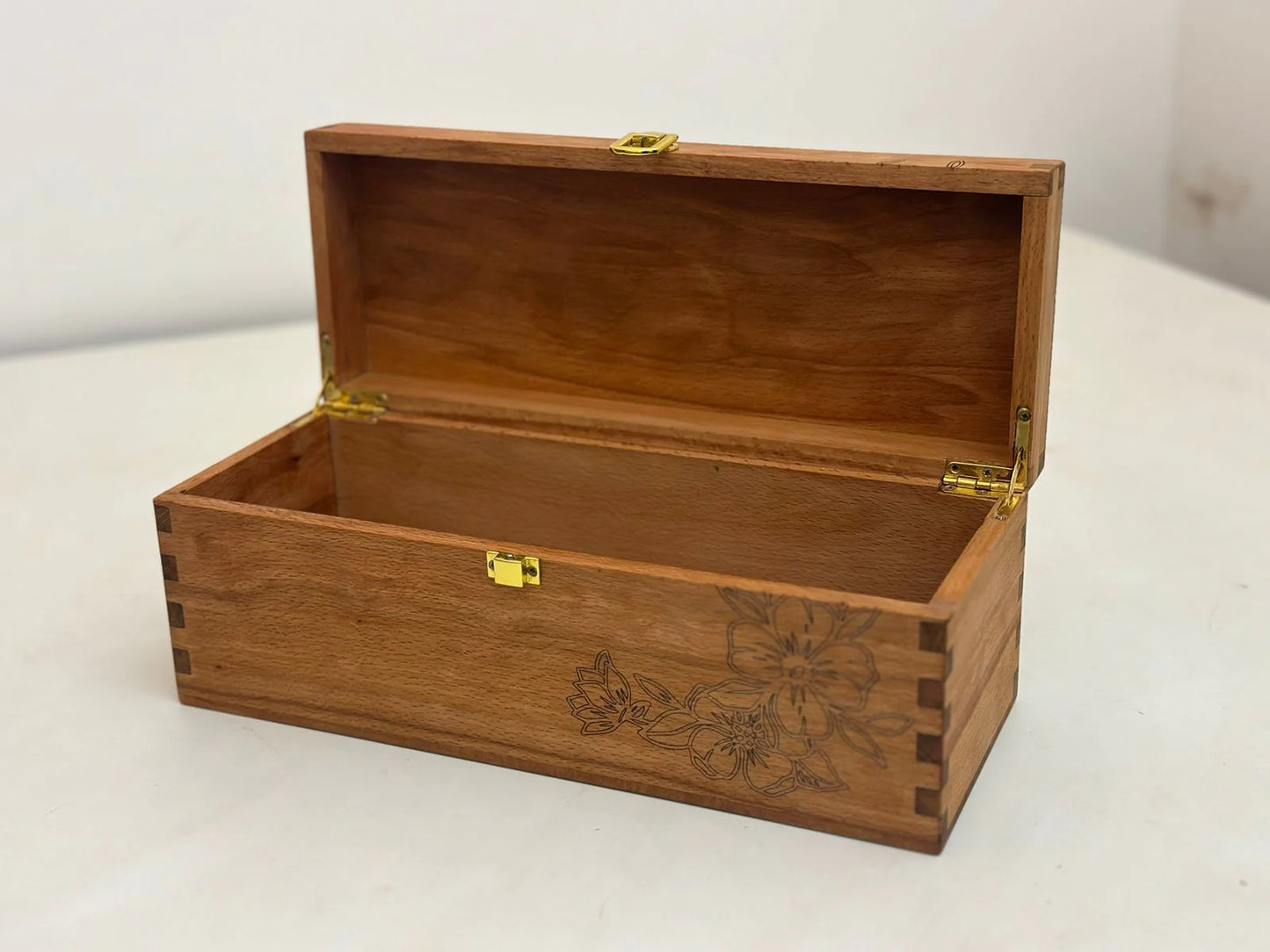 Wooden Gift Box with Logo Engraving