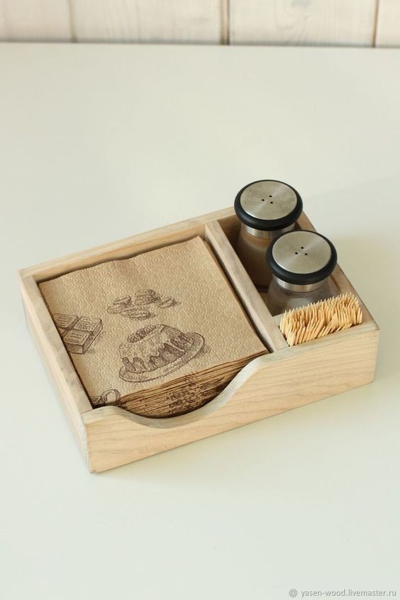 Wooden Napkin Holder