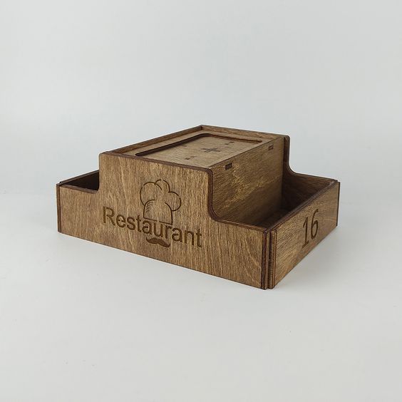 Wooden Napkin Holder